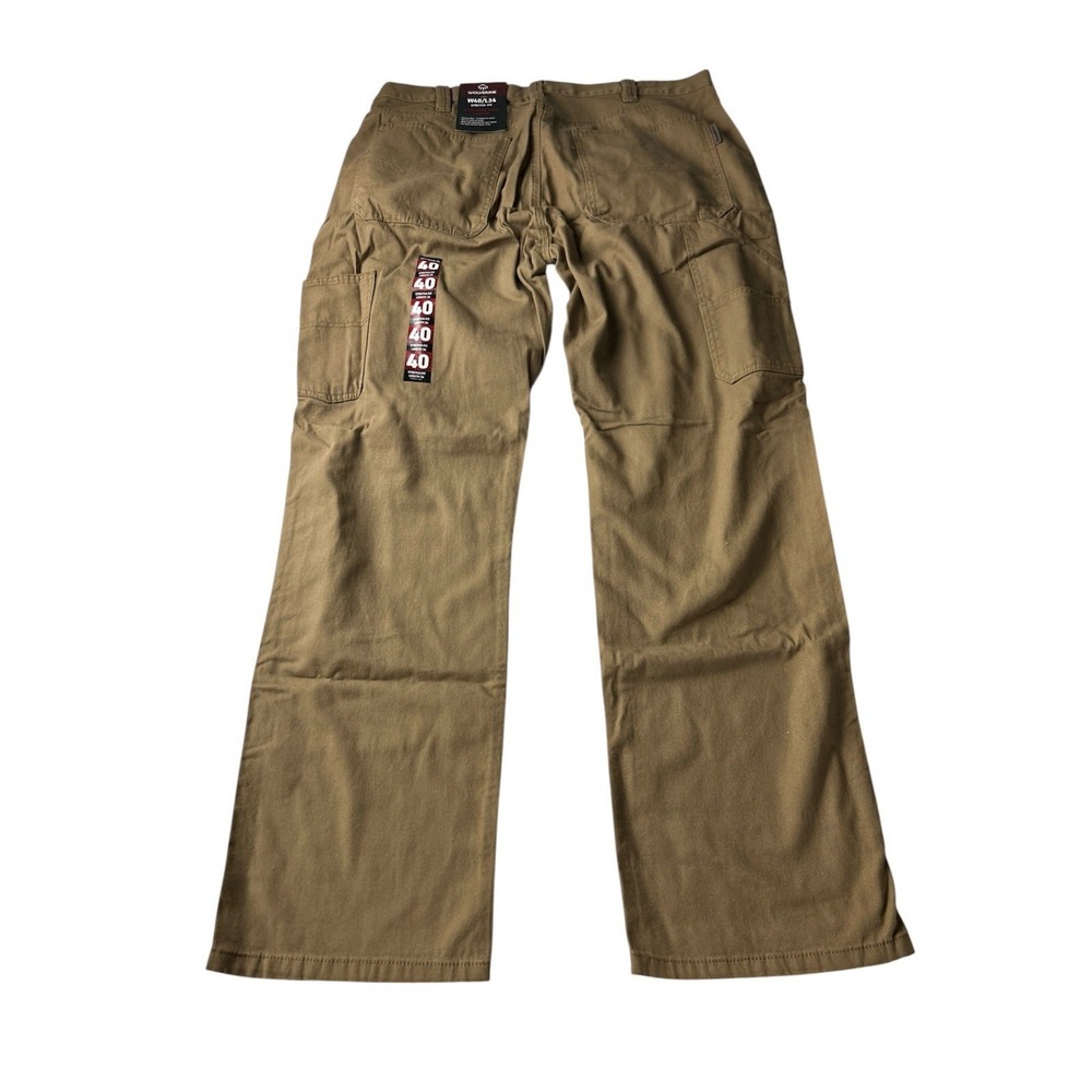 Wolverine Steelhead mens Pants Strech Brown 40x34 W1205950-260 Cargo Carpenter